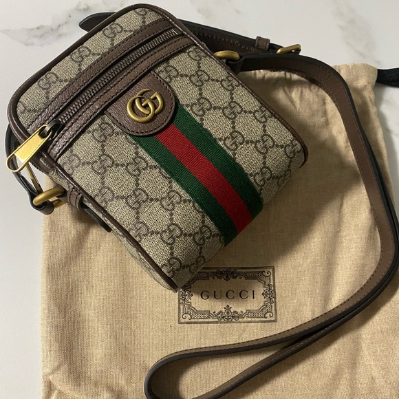 GUCCI MINI GG MESSENGER BAG - Picture 1 of 7